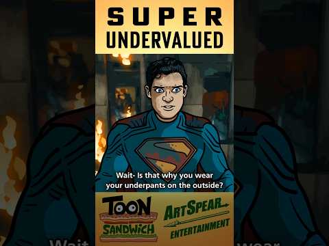 Superman's underpants exposed! - TOON SANDWICH #funny #superman #dc #dcu #animation #superhero