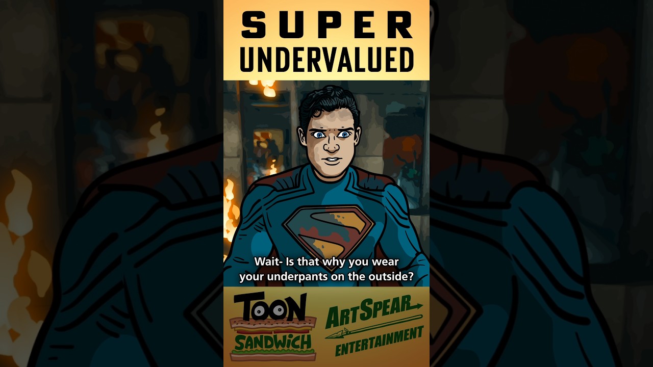 Superman's Underpants Revealed! 😂