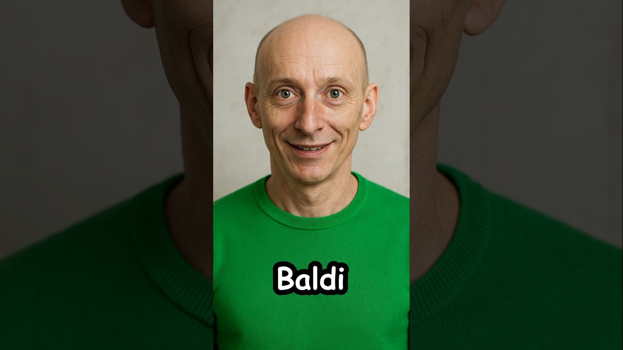 Baldi's Basics Characters Reimagined as Real People 🤖
