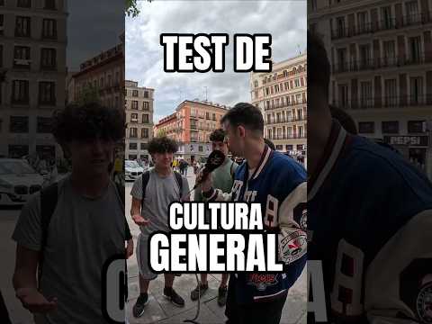 Test de inteligencia en la calle: cultura general de los jóvenes en Madrid