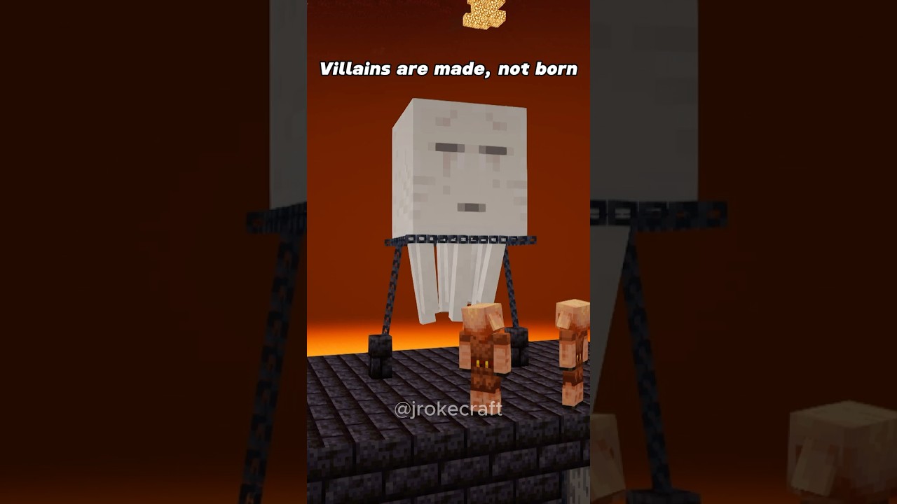 Piglins & Ghasts Are Not Friends in Minecraft 🚫