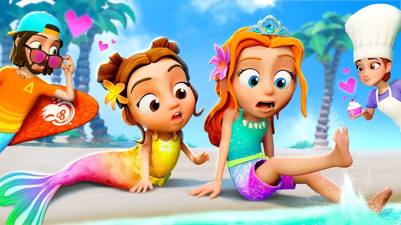 Mermaid Adventure: Adley & Friends Turn Human! 🧜‍♂️