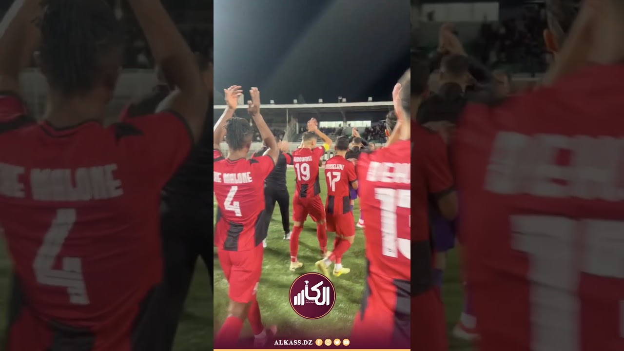 جماهير وفاق سطيف تحيي لاعبي اتحاد العاصمة بقيادة رضواني