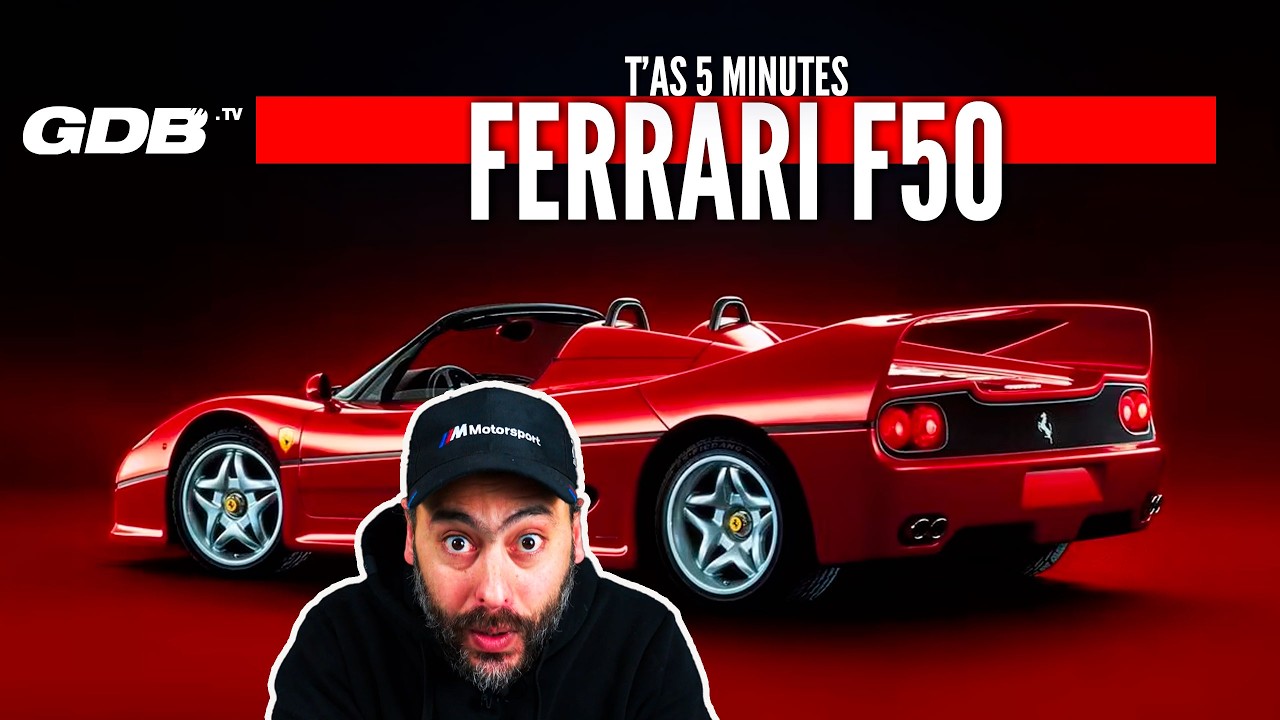 T'AS 5 MINUTES : La Ferrari F50 méconnue 🚗
