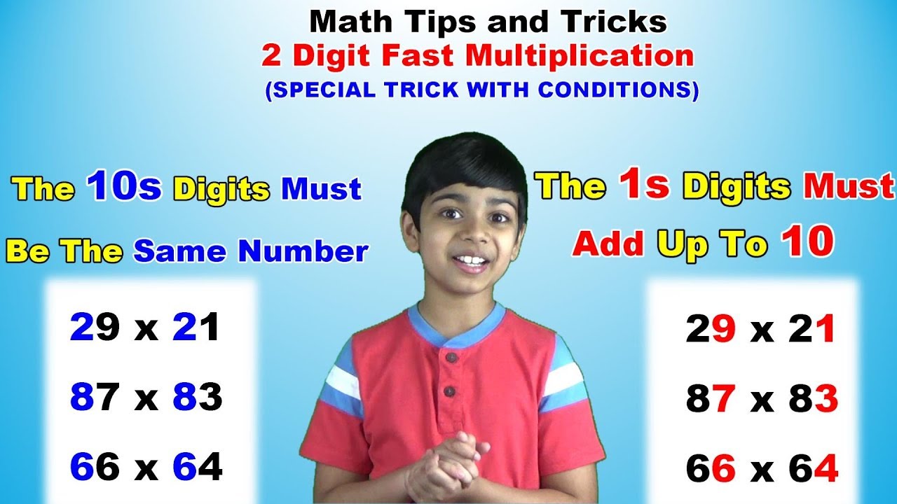 2 Digits Fast Multiplication Trick | Special trick with conditions
