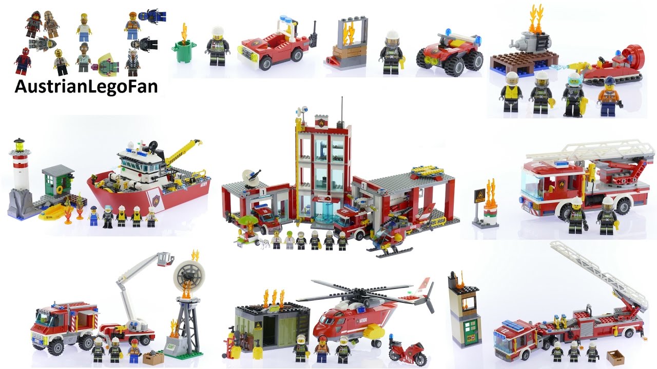 Lego City Fire Sets 2016 Speed Build 🚒