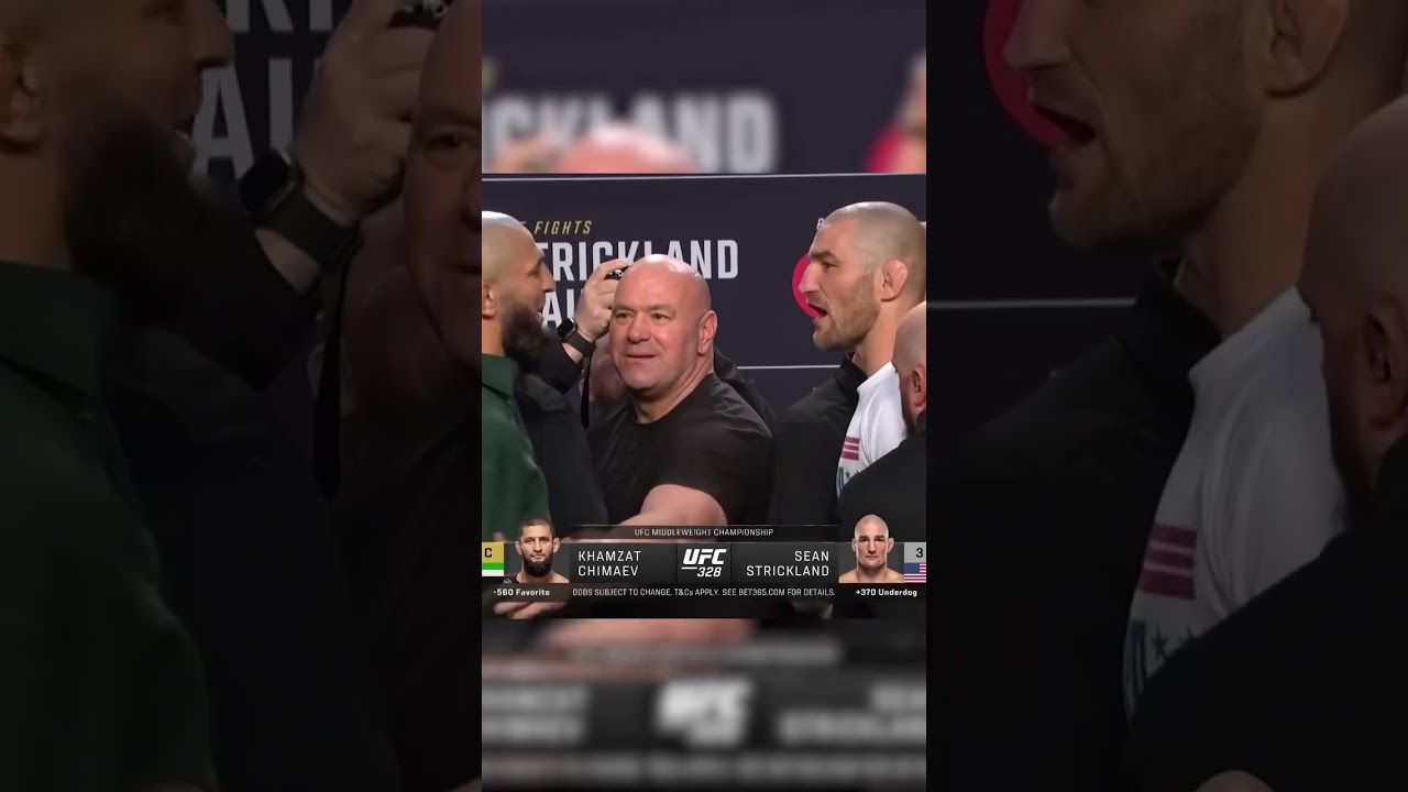 Khamzat Chimaev vs. Sean Strickland: Intense Showdown 🔥
