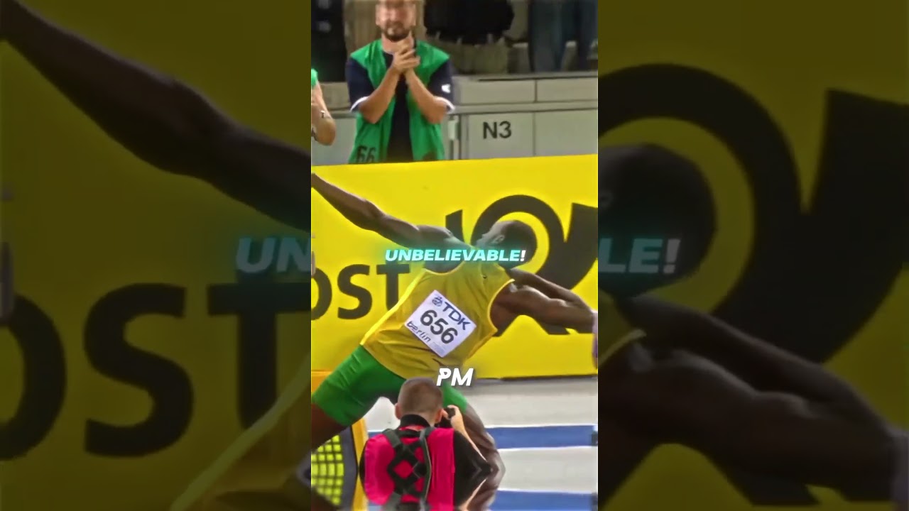 Usain Bolt Sets 100m World Record 🏃♂️