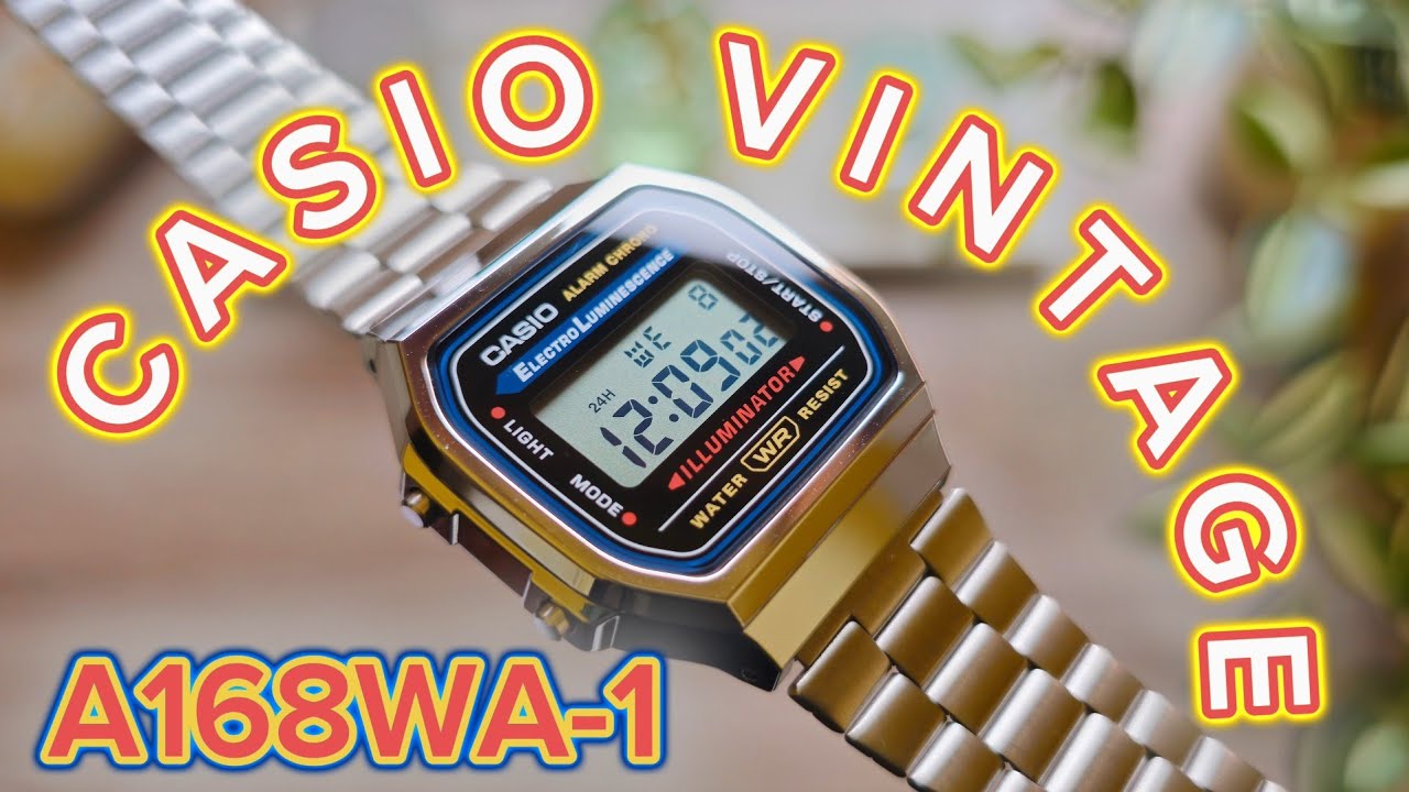 Casio Vintage A168WA-1 Watch 🕰️