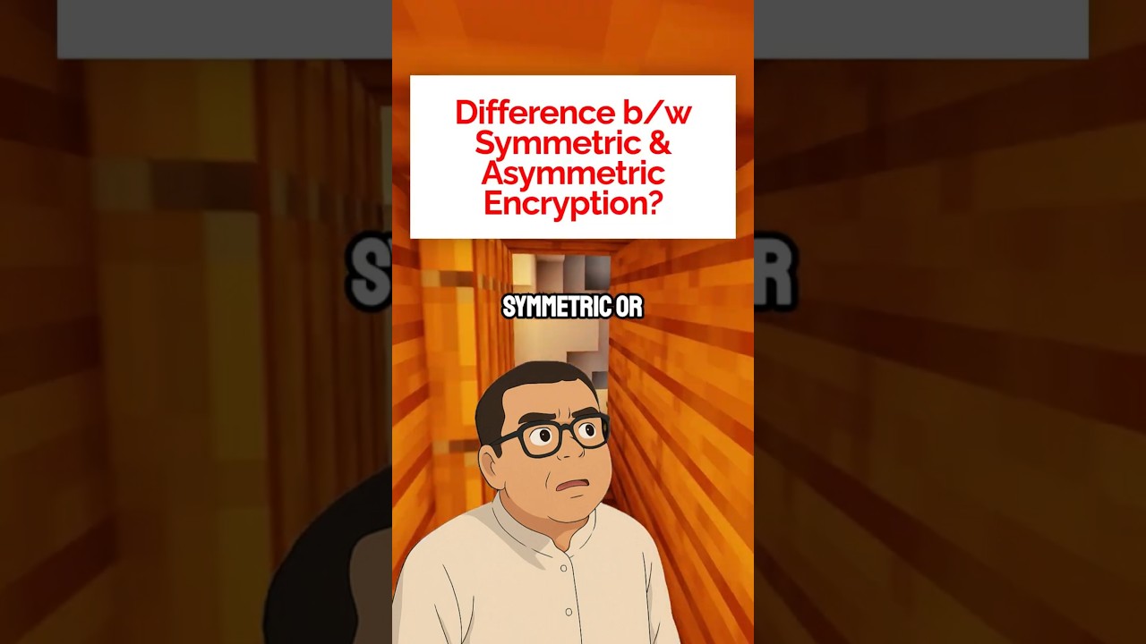 Symmetric vs Asymmetric Encryption in 60 Seconds π