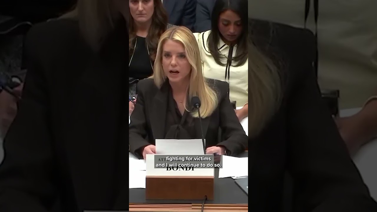AG Pam Bondi Responds to Epstein Victims in House Hearing