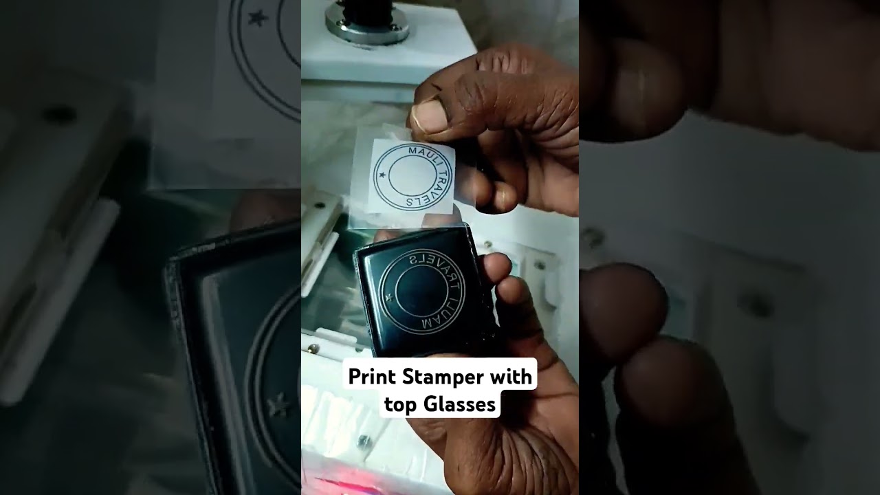 Create Custom Round Pre-Inked Stamps Easily ✍️ | DIY Ink Refill & Stamp Making Tips
