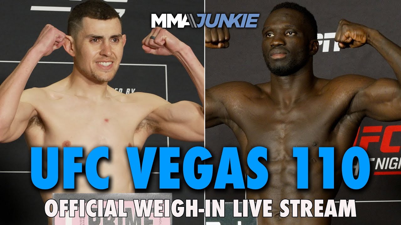UFC Vegas 110: Garcia vs. Onama official weigh-ins and faceoffs
