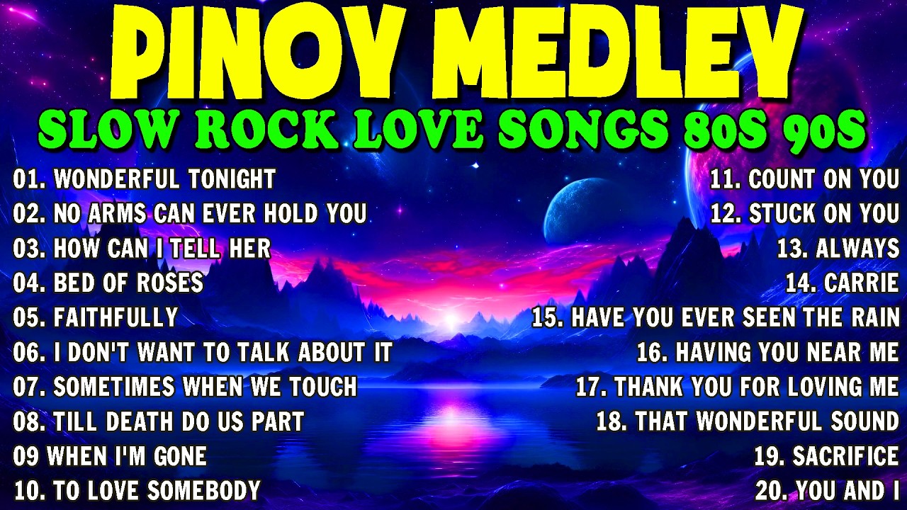 Ultimate Slow Rock Love Songs Medley 🎶 80s & 90s Classics