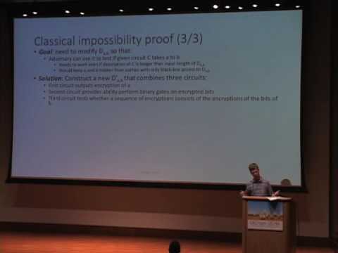 Bill Fefferman: On Quantum Obfuscation