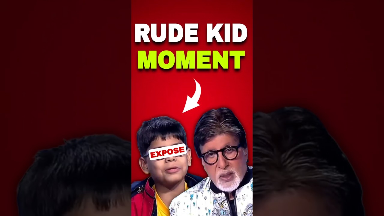 Hilarious Overconfident Kid Trolling Amitabh Bachchan on KBC! 😂