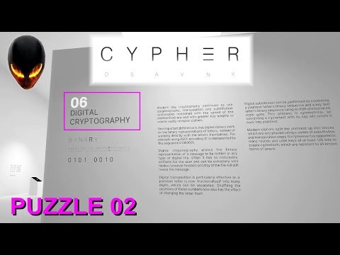 CYPHER 6 Digital Cryptography Puzzle 02