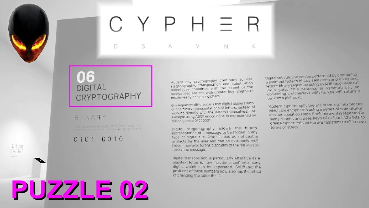 CYPHER 6 Digital Cryptography Puzzle 02