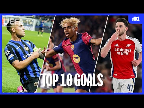TOP 10 Goals From The Champions League 2024/25!