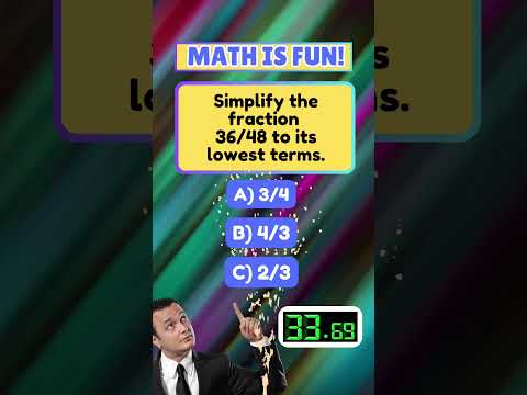 "Simplify Fractions Easily: #quiz #maths #quiztime #gameshow