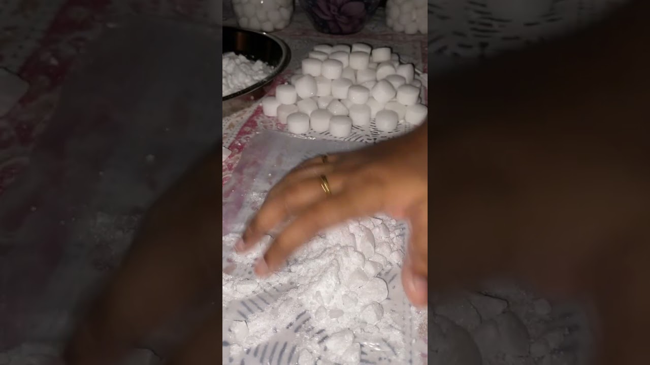 Crushed Naphthalene Satisfying ASMR ⚪️✨