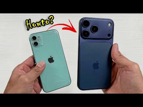 How i Turn Destroyed iPhone 11 into a Brand New iPhone 17 Pro