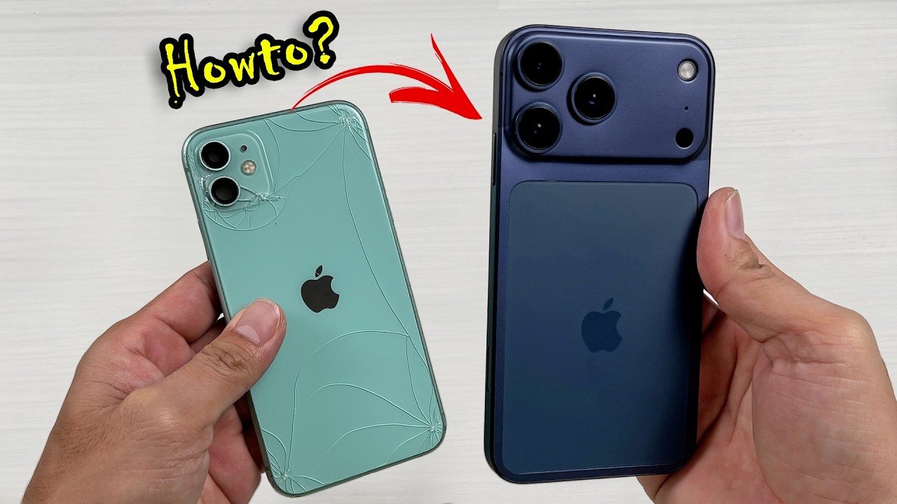 Transform Your Broken iPhone 11 into a Stunning iPhone 17 Pro! 🔧