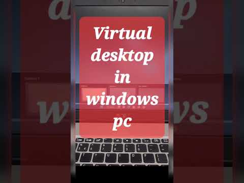 Virtual desktop in windows pc #shorts #youtubeshorts