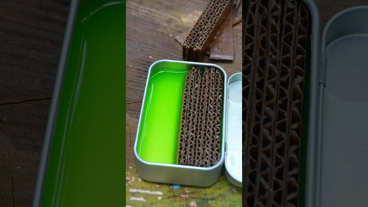 Quick & Easy Firestarters Using Cardboard 🔥 | Survival & Camping Hacks