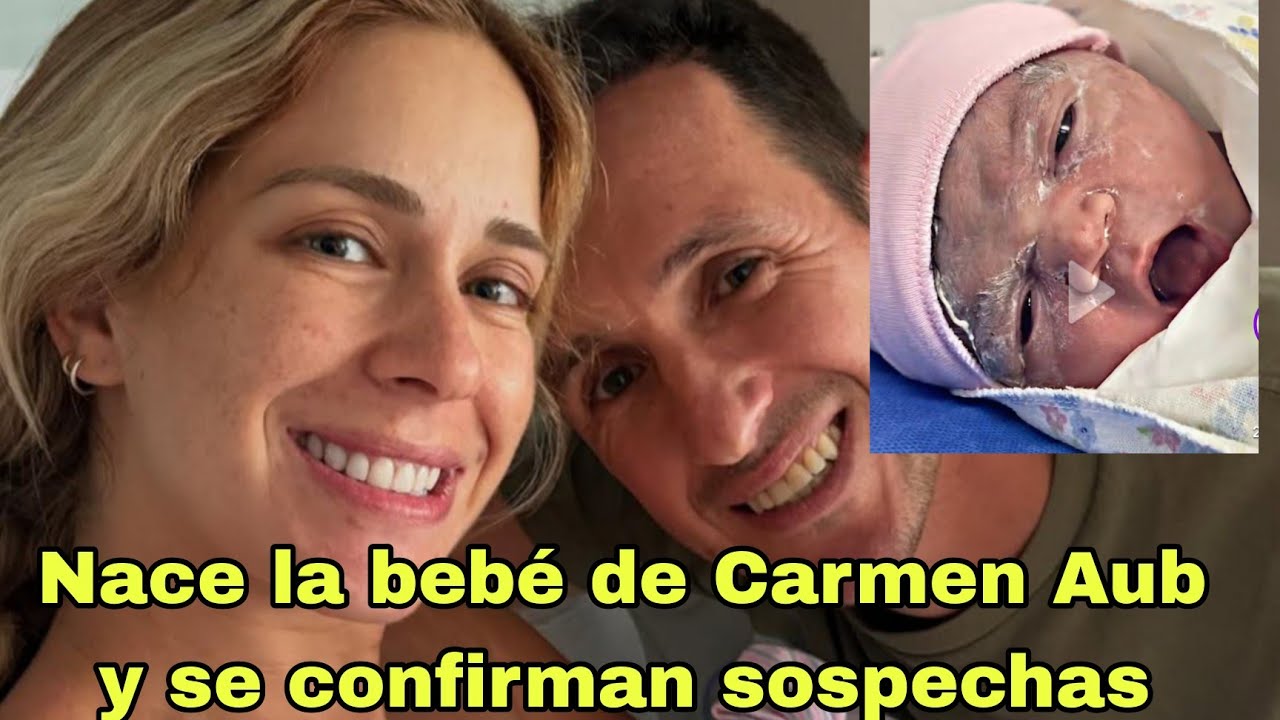 Carmen Aub confirma nacimiento de su bebé 👶