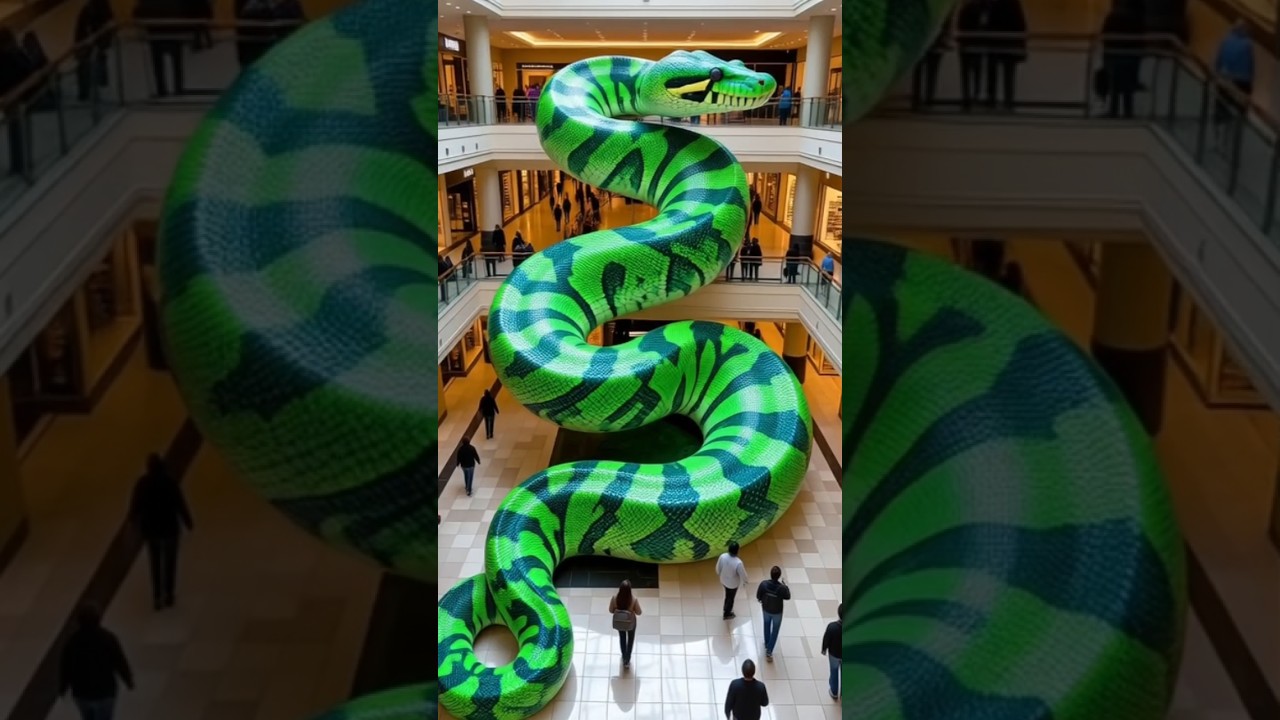 Is This the Real or a Deepfake? Watch the Massive Anaconda in the Amazon River! 🐍