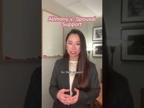 Alimony v. Spousal Support