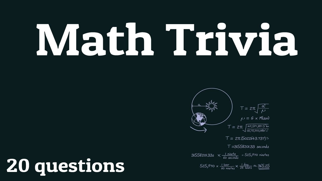 Test Your Math Knowledge! 🧮 20 Fun Trivia Questions to Challenge Your Brain
