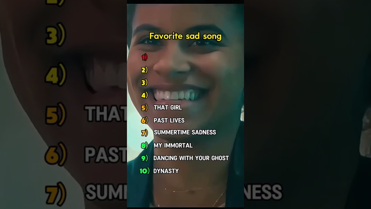 Top 10 sad songs #spotify #arianagrande #throwbacksongs #billieeilish #edsheeran #song