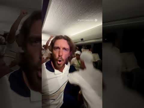 Those Team Europe bus celebs 🕺