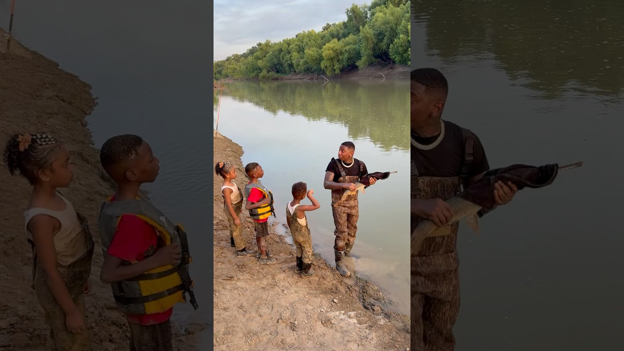 Londyn & Mj upset as Dad releases the fish 🐟