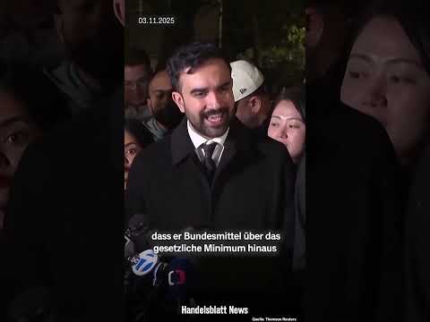 Bürgermeisterwahl: Linksruck in New York zeichnet sich ab – Trump droht mit Entzug von Bundesmitteln