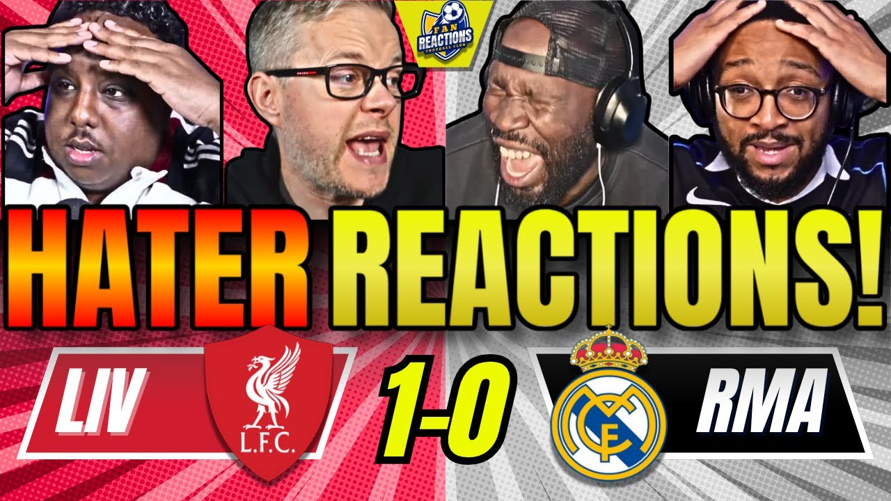 Liverpool Fans & Rivals React to 1-0 Victory Over Real Madrid ⚽ | UEFA Champions League Highlights