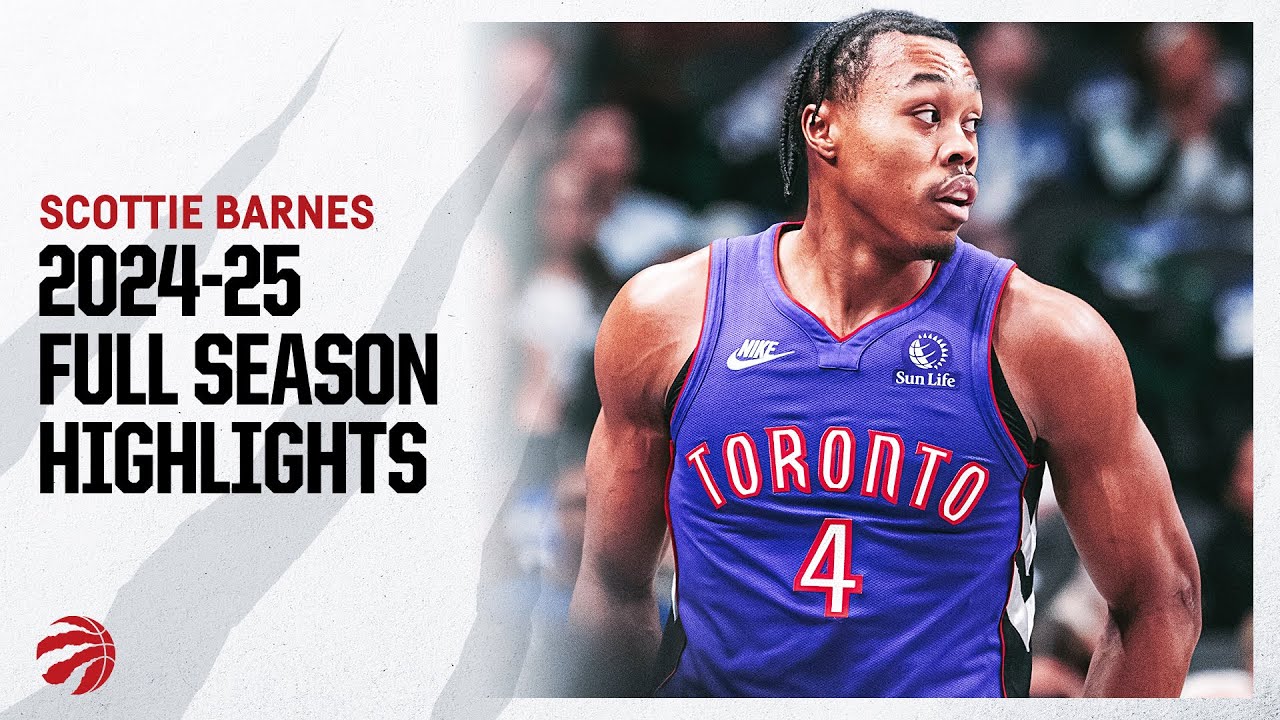 Scottie Barnes 2024-25 Season Highlights | Unstoppable Plays & Defense 🏀