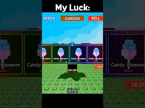 Other Players Luck VS My Luck in Grow A Garden 💀 #growagarden #gag #roblox