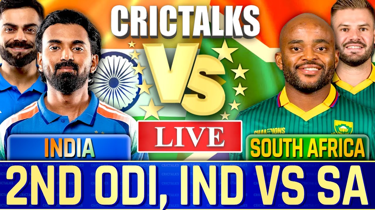 India vs South Africa 2nd ODI Live Scores & Commentary 🏏