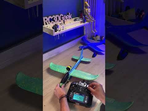 Planeur Action 2 Euros, transformation en avion a turbine RC 😆 #aéromodélisme #planeur #action