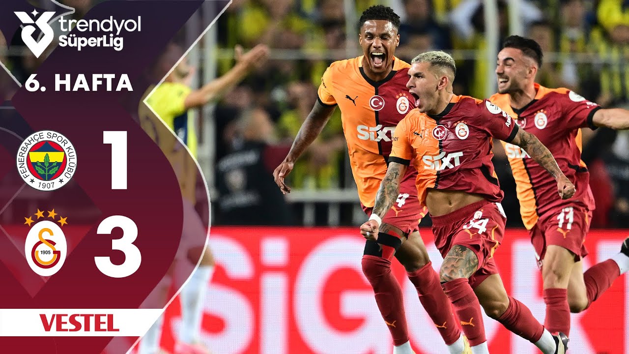 Galatasaray 3-1 Fenerbahçe | Süper Lig 2024/25 Highlights ⚽