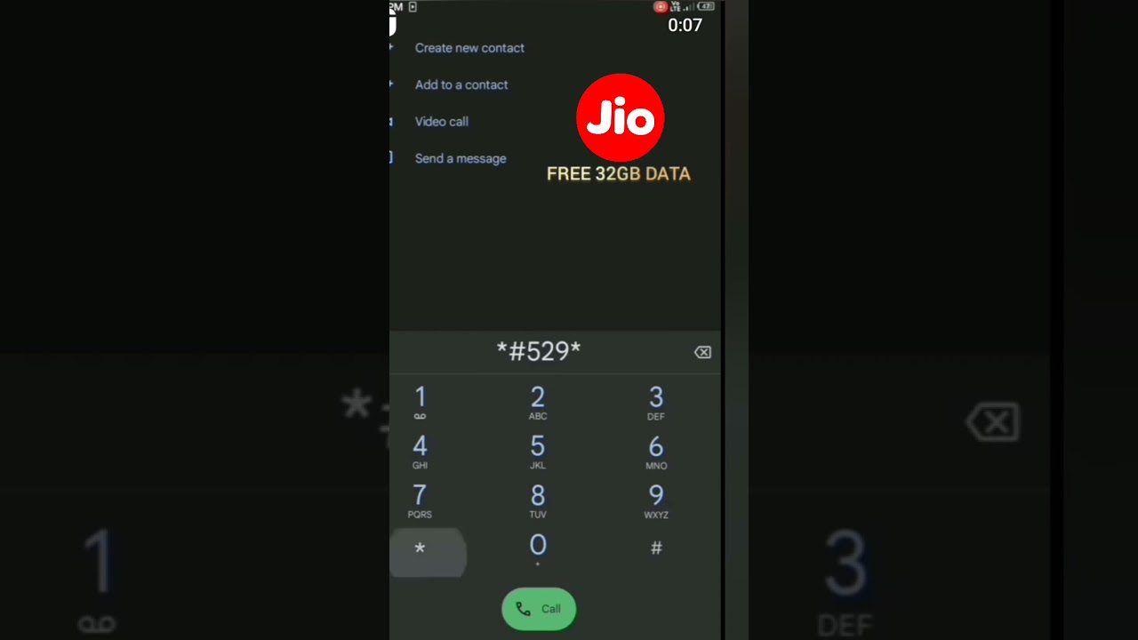 Jio Free Data 2026😱 | jio 32Gb data free Screat Code #shots #viral #viralvideo #new