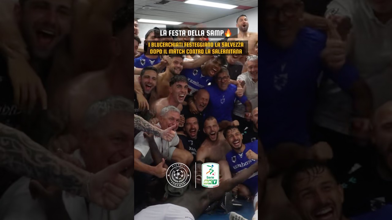 Sampdoria di Mister Evani Celebrates Serie B Salvation in Playoff Victory Against Salernitana ⚽
