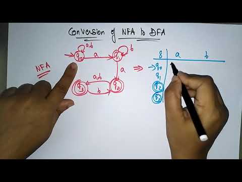 Conversion of NFA to DFA example | Part-2/2 | TOC | Lec-20 | Bhanu Priya