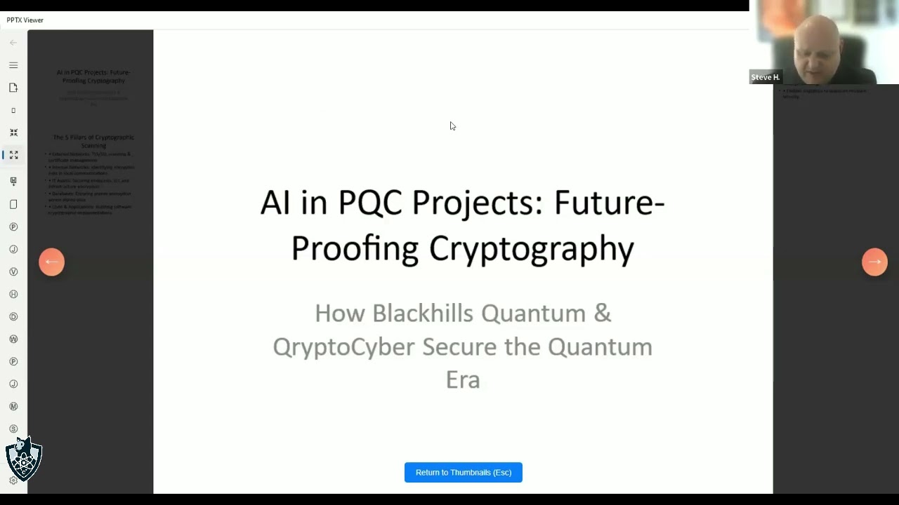 Explore Cutting-Edge Post-Quantum Cryptography Projects with Steve Hollands 🔐