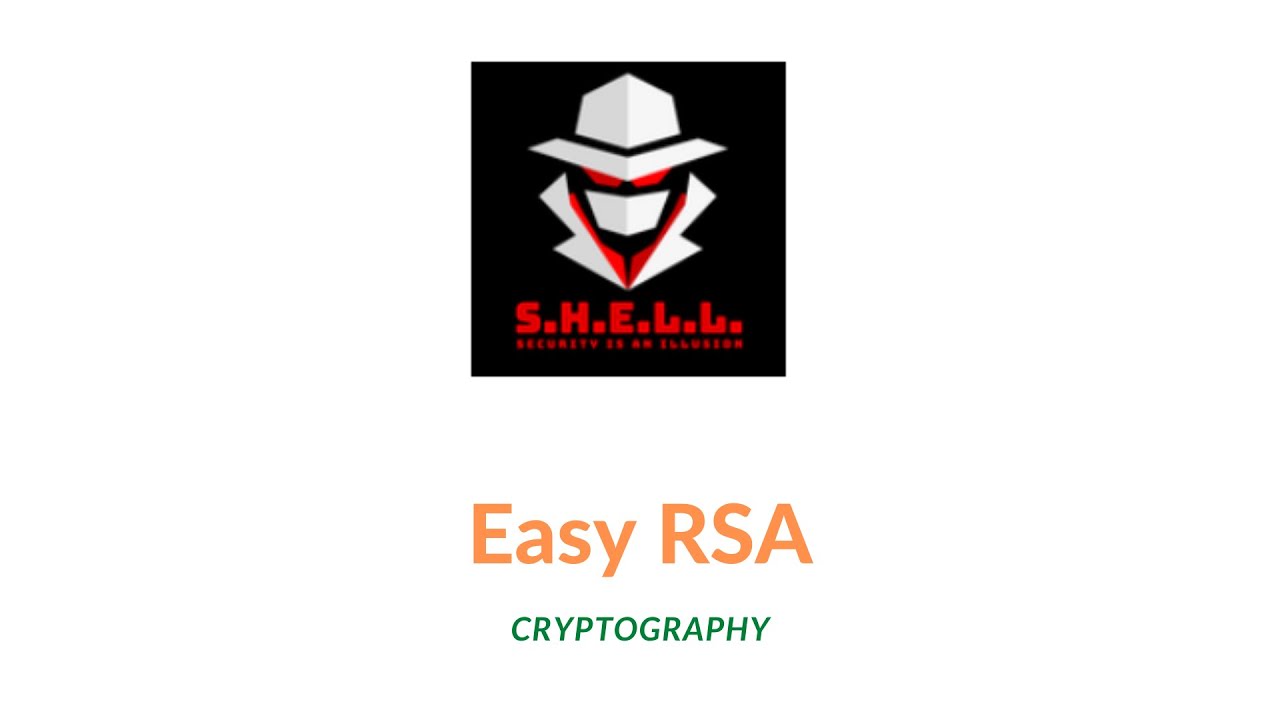 Easy RSA CTF Walkthrough for Beginners 🔐 | Shell CTF Cryptography Challenge