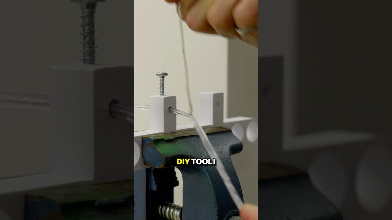 Create Your Own DIY Wire Stripping Jig for Perfect Bare Wires ⚙️
