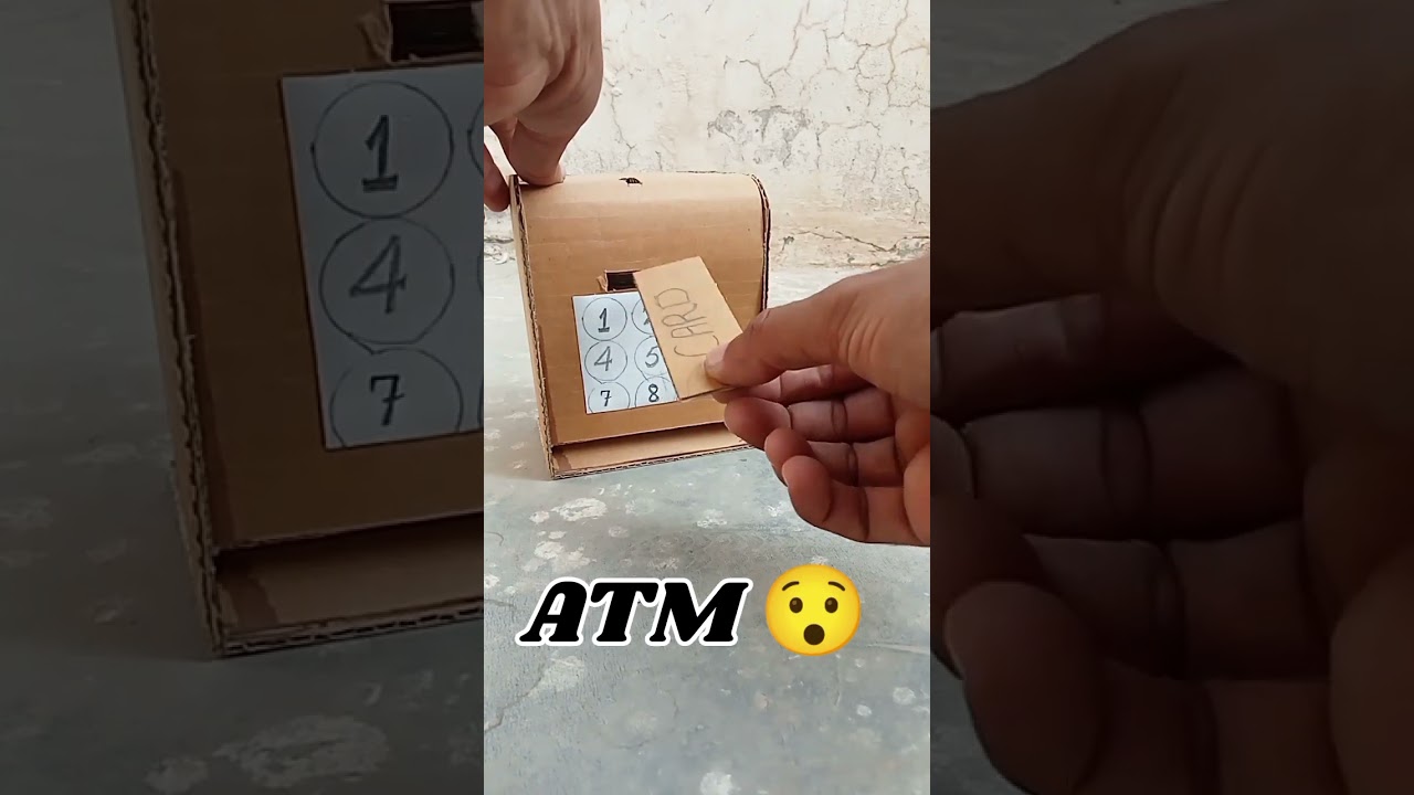 Cardboard ATM Concept 💳